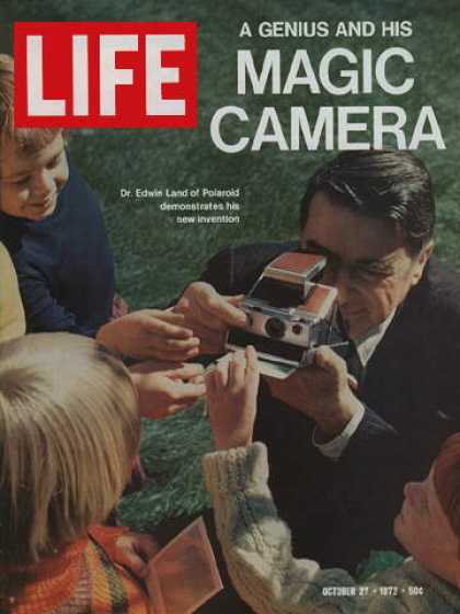 Life - Dr. Edwin Land with camera