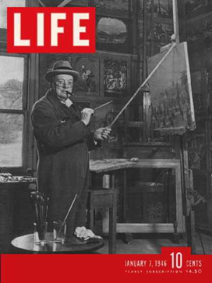 Life - Churchill's paintings