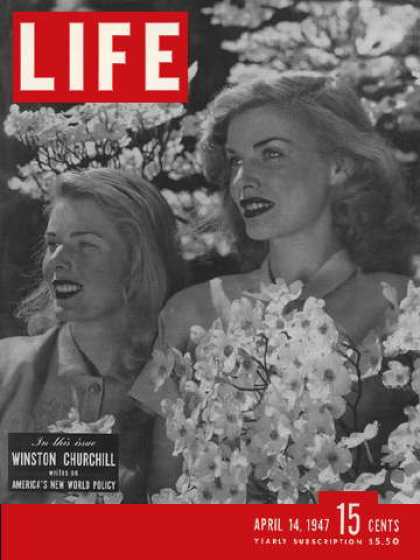 Life - Pretty girls and flowering dogwood