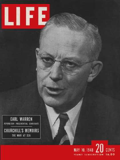 Life - Governor Earl Warren