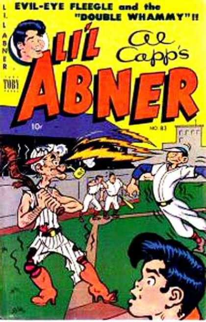 Li'l Abner 83 - Baseball - Evil-eye - Double Whammy - Lightening Bolts - Al Capp
