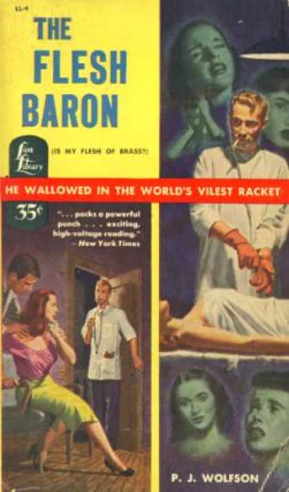 Lion Books - The Flesh Baron - P. J Wolfson