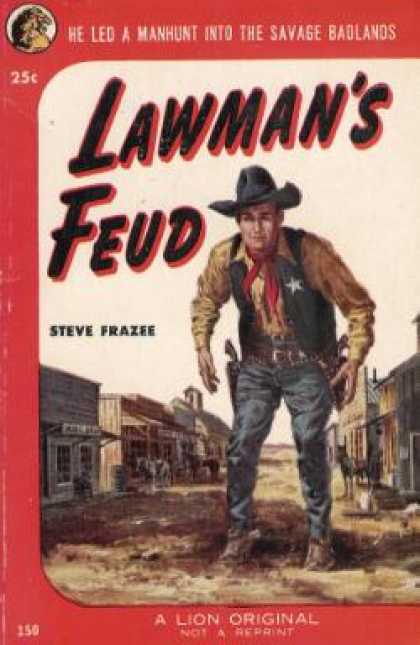 Lion Books - Lawman's Feud - Steve Frazee
