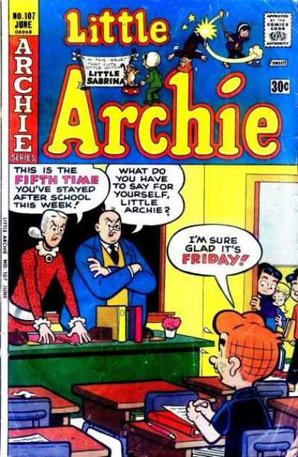 Little Archie 107 - Friday - School - Classroom - Teacher - Week