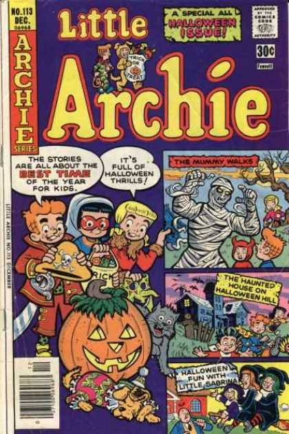 Little Archie 113 - Halloween - Pumpkin - Mummy - Costumes - Haunted House