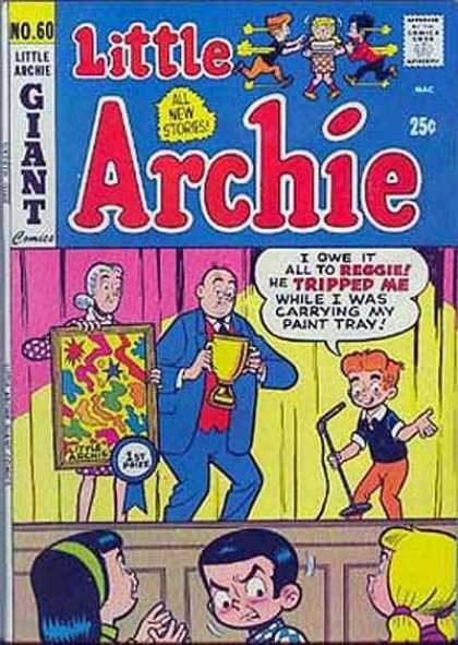 Little Archie 60 - Giant - All New Stories - I Owe It All To Reggie - He Tripped Me While I Was Carrying My Paint Tray - Stage