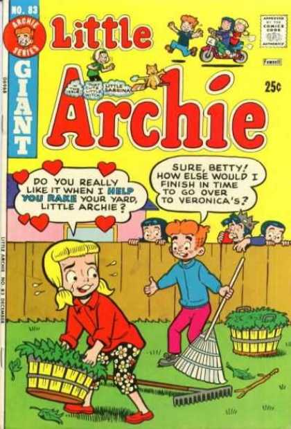 Little Archie 83 - Jughead - Betty - Veronica - Reggie - Leaves