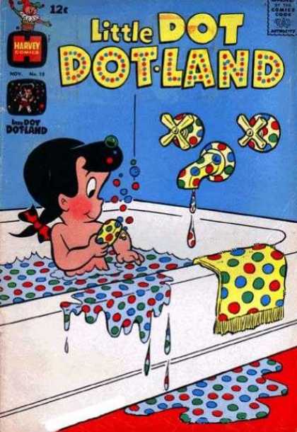 Little Dot Dotland 15 - Tub - Water - Soap - Towel - Bubbles