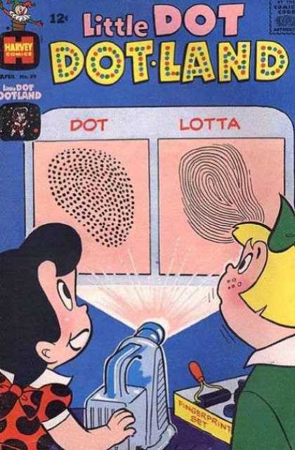 Little Dot Dotland 39 - Fingerprint - Girl - Projector - Ink - Roller