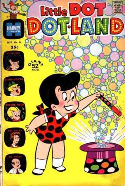 Little Dot Dotland 54 - Magic Wand - Bubbles - Polka Dots - Hat - Stick