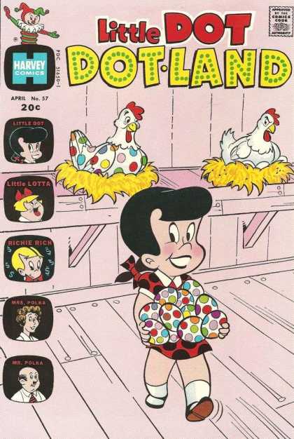 Little Dot Dotland 57 - Chickens - Eggs - Little Lotta - Richie Rich - Barn