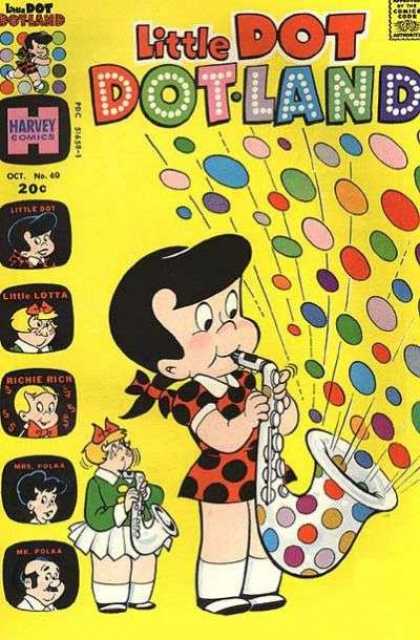 Little Dot Dotland 60 - Harvey Comics - Little Lotta - Richie Rich - Mrs Polka - Mr Polka