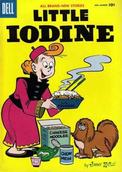 Little Iodine 35 - Brown Dog - Chinese Noodles - Lady - Glass - Smoke
