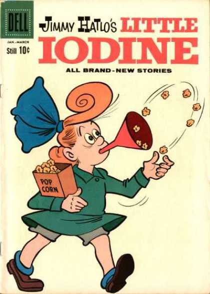 Little Iodine 51 - Jimmy Hatlo - Girl - Popcorn - Bow - Funnel