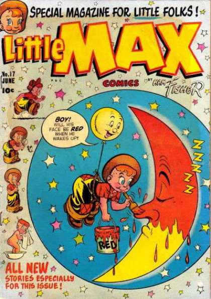 Little Max Comics 17 - Moon - Baloon - Star - Ham Fisher - Paint