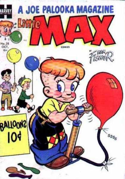 Little Max Comics 25 - Balloons - Joe Palooka - Pump - 10 Cents - Sign