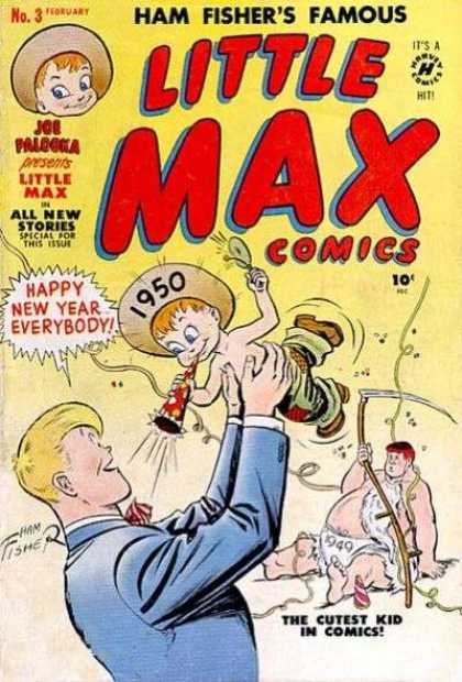 Little Max Comics 3 - Happy New Year - 1950 - February - Joe Palooka - Ham Fisher