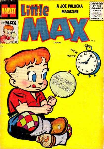 Little Max Comics 36 - All Day Sucker - Clock - Tick Tock - Harvey - Boy