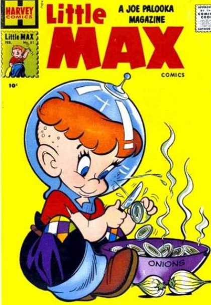 Little Max Comics 51 - Little Max - Joe Palooka - Space Helmet - Harvey Comics - Onions