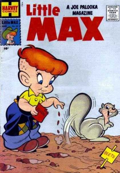 Little Max Comics 53 - Joe Palooka - Magazine - Squirrel - Seeds - Planting