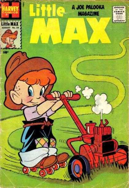 Little Max Comics 54 - Mower - Grass - Skates - Steam - Hat