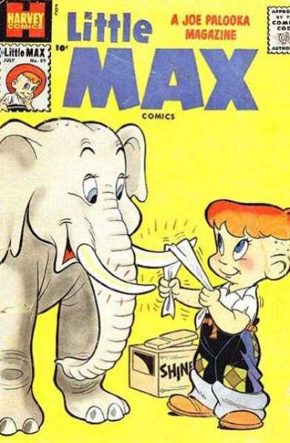 Little Max Comics 59 - Joe Palooka - Harvey Comics - Elephant - Shine - Tusk