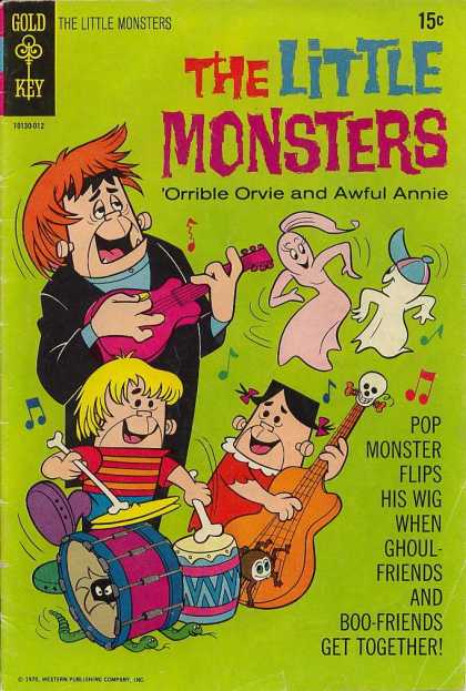 Little Monsters 12 - Gold Key - The Little Monsters - Orrible Orvie - Awful Annie - Boy Friends And Girl Friends Get Together