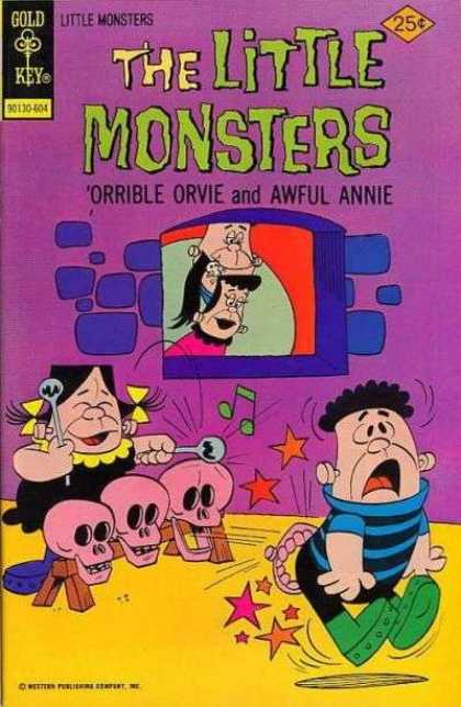 Gold Key - Orrible Orvie - Awful Annie - Skelton - Shoe Little Monsters 33 - Gold Key - Orrible Orvie - Awful Annie - Skelton - Shoe