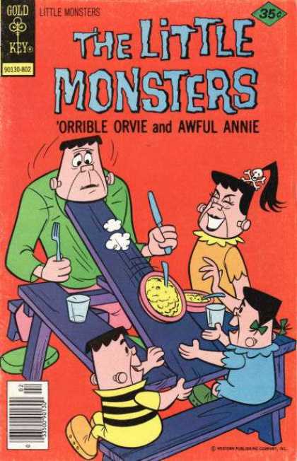 Little Monsters 44 - Picnic Table - Fork - Spoon - Gold Key - Orrible Orvie And Awful Annie