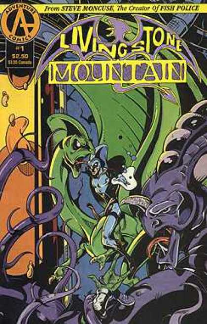 Livingstone Mountain 1 - Steve Moncuse - Creator Of Fish Police - Dragons - Adventure Comics - Odd Outfit