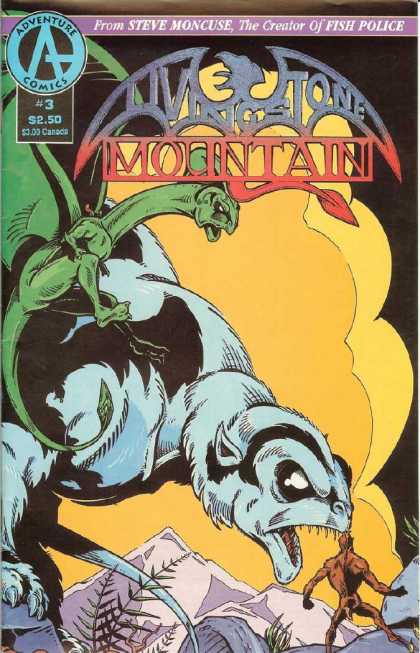 Livingstone Mountain 3 - Adventure Comics - Steve Moncuse - Fish Police - Animal - 250