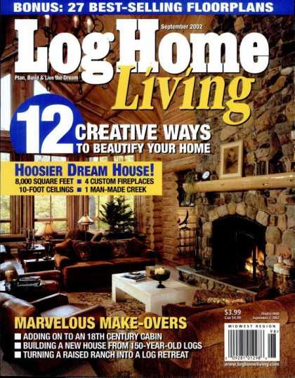 Log Home Living - September 2002
