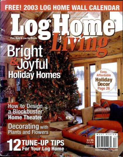 Log Home Living - December 2002
