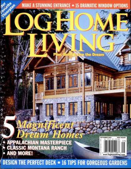 Log Home Living - September 2003