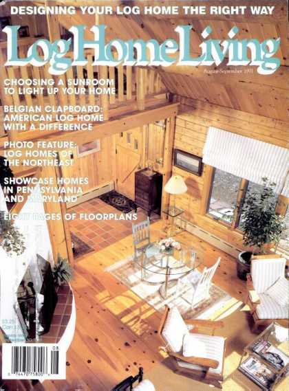 Log Home Living - August 1991