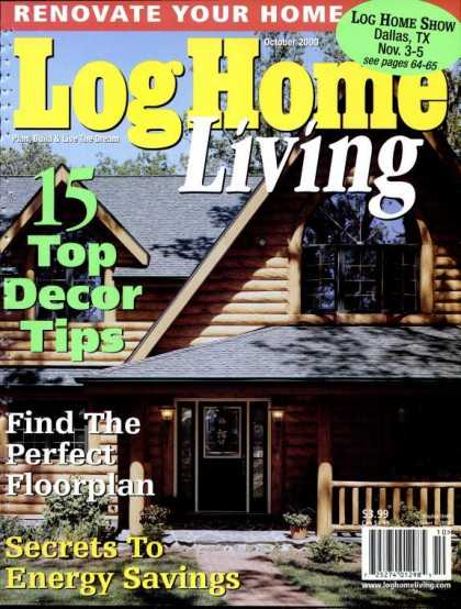 Log Home Living - October 2000