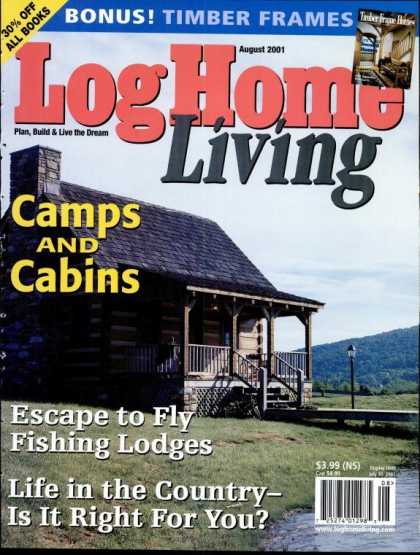 Log Home Living - August 2001