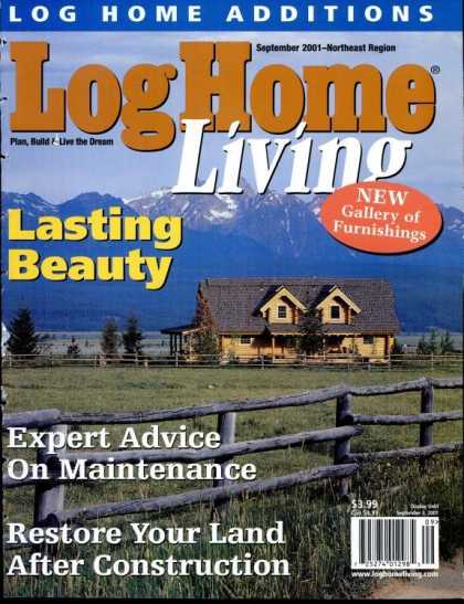 Log Home Living - September 2001