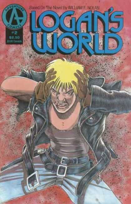 Logan's World 2 - Adventure Comics - William F Nolan - Blonde - Man - Leather Jacket