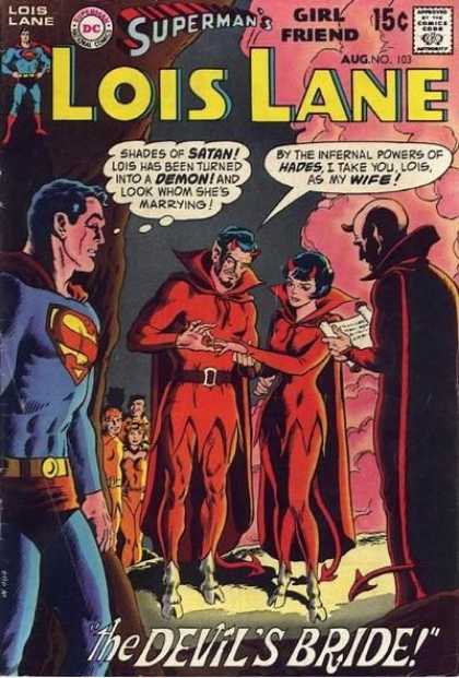 Lois Lane 103 - Superman - Devil - Weird Minister - Marriage - Onlookers