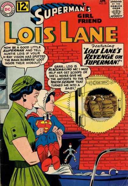 Lois Lane 32 - Supermans Girl Friend - Superbaby - Green Hat - Dc - Bank Vault