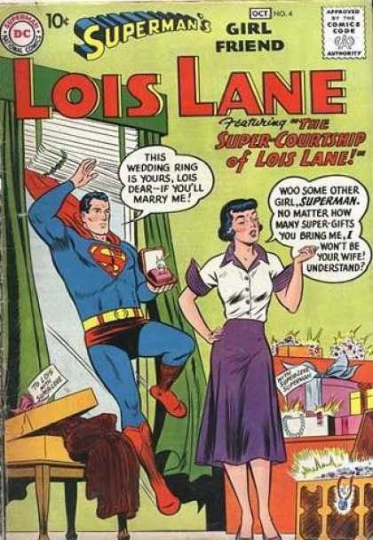 Lois Lane 4 - Superman - Girl Friend - Wedding Ring - Jewels - Gifts
