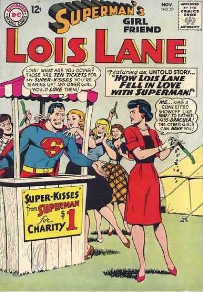 Lois Lane 53 - Kissing Booth - Tickets - Tent - Grass - Red Dress