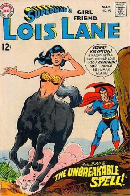 Lois Lane 92 - Dc - 12c - Supermans Girl Friend - May No 92 - The Undreakable Spell