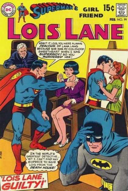 Lois Lane 99 - Judge - Batman - Court Room - Superman Kissing - Lois Lane Guilty