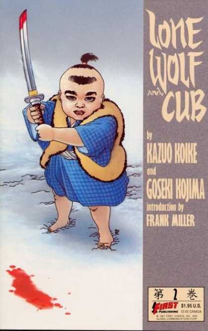 Lone Wolf and Cub 2 - Samurai - Sword - Boy - Blood - Cub - Frank Miller