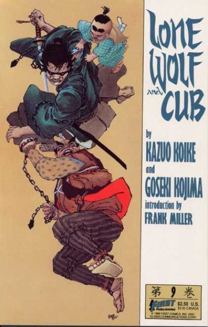 Lone Wolf and Cub 9 - Katana - Samurai - Japanese Figth - Combat - Nunchaku - Frank Miller
