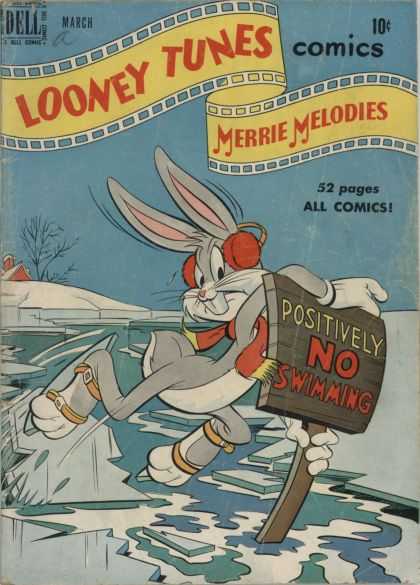 Looney Tunes 101 - Dell - Bugs Bunny - Red Scarf - Red Ear Muffs - Merrie Melodies