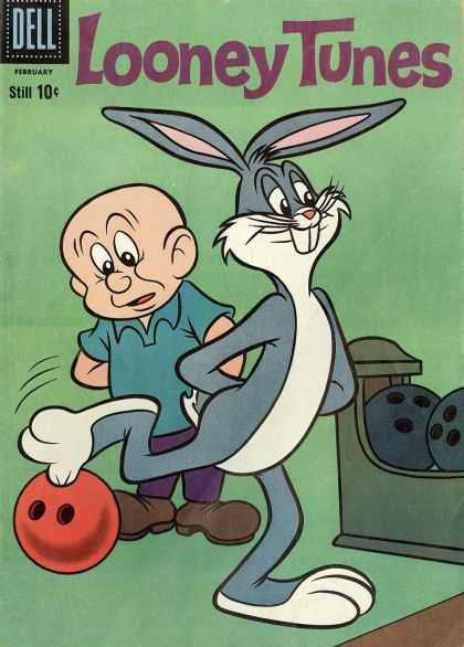 Looney Tunes 220 - Bugs Bunny - Elmer - Bowling - Green - Toe