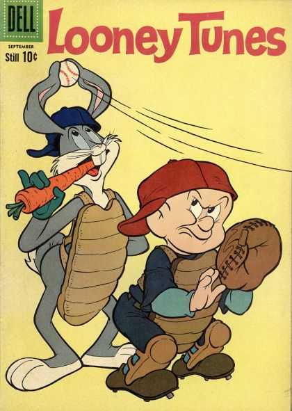Looney Tunes 227 - Bugs Bunny - Elmer Fudd - Baseball - Carrot - Catcher